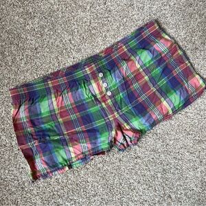 Old Navy Multicolor Plaid Fabric